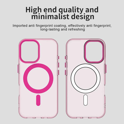 For iPhone 18 Candy Magsafe PC Hybrid TPU Phone Case - Red - EDA007087731D