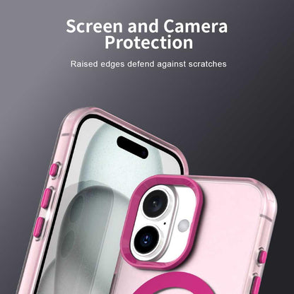 For iPhone 18 Candy Magsafe PC Hybrid TPU Phone Case - Red - EDA007087731D