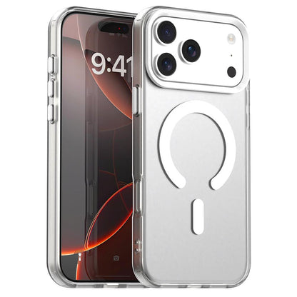 For iPhone 18 Pro C-type Candy Magsafe PC Hybrid TPU Phone Case - White - EDA007087732A