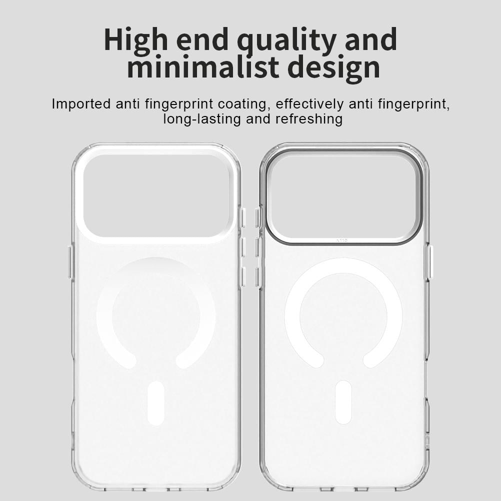 For iPhone 18 Pro C-type Candy Magsafe PC Hybrid TPU Phone Case - White - EDA007087732A