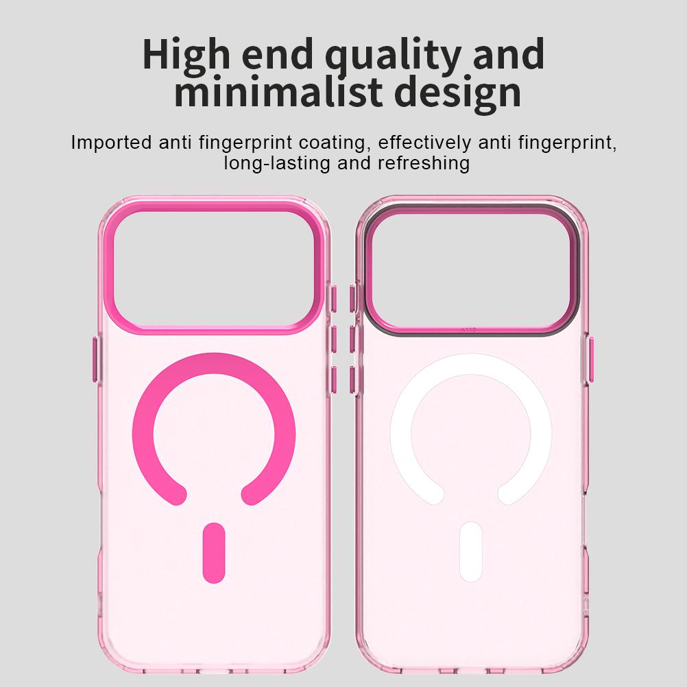 For iPhone 18 Pro C-type Candy Magsafe PC Hybrid TPU Phone Case - Red - EDA007087732D