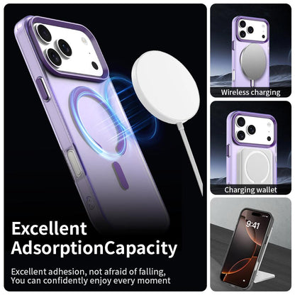 For iPhone 18 Pro C-type Candy Magsafe PC Hybrid TPU Phone Case - Purple - EDA007087732G
