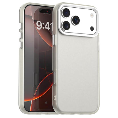 For iPhone 18 Pro Max Candy PC Hybrid TPU Shockproof Phone Case - White - EDA007087826A