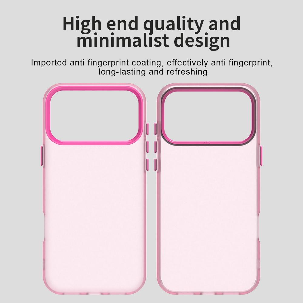 For iPhone 18 Pro Max Candy PC Hybrid TPU Shockproof Phone Case - Red - EDA007087826D