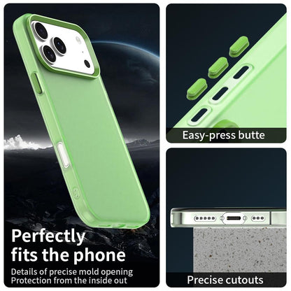 For iPhone 18 Pro Max Candy PC Hybrid TPU Shockproof Phone Case - Green - EDA007087826F