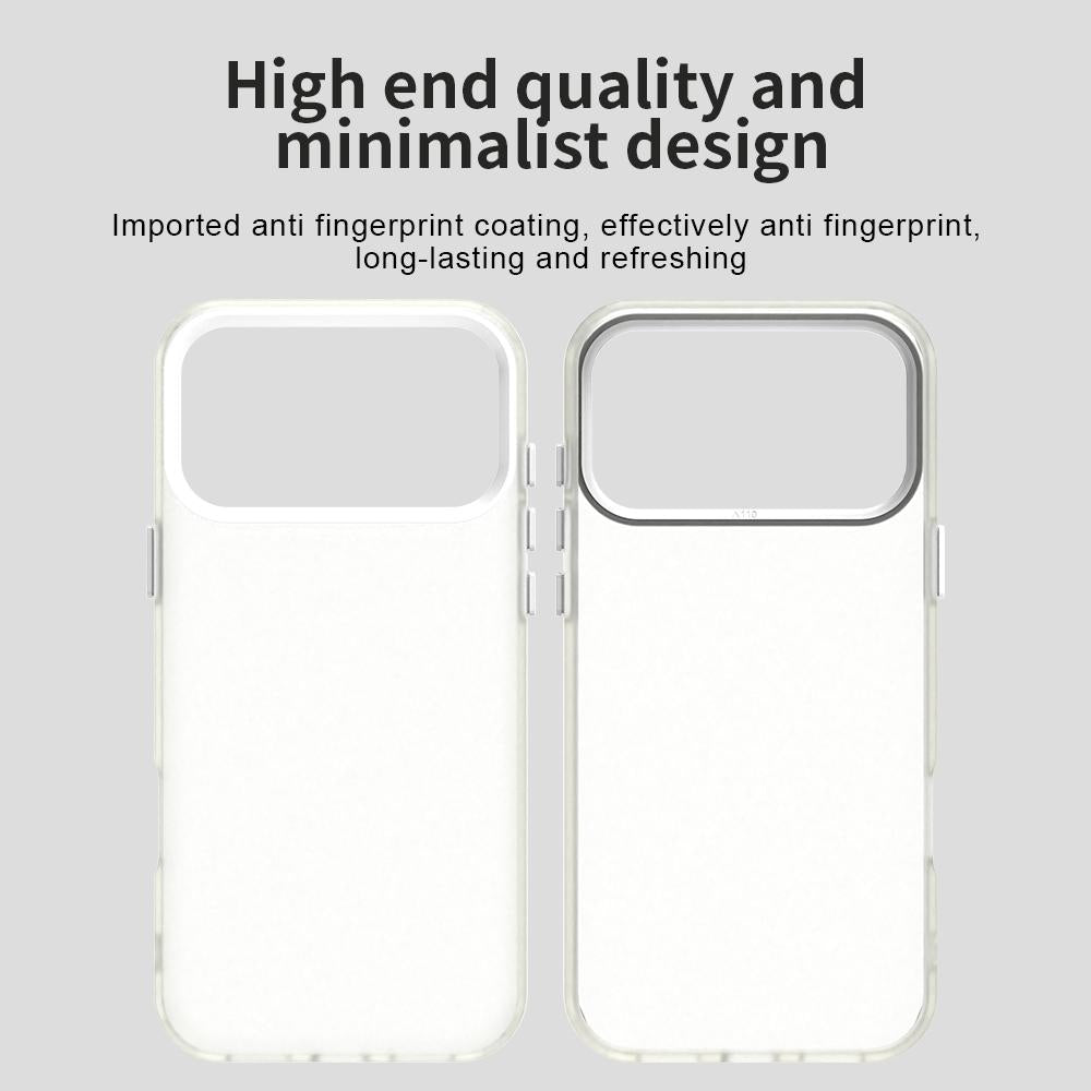 For iPhone 18 Pro Candy PC Hybrid TPU Shockproof Phone Case - White - EDA007087827A