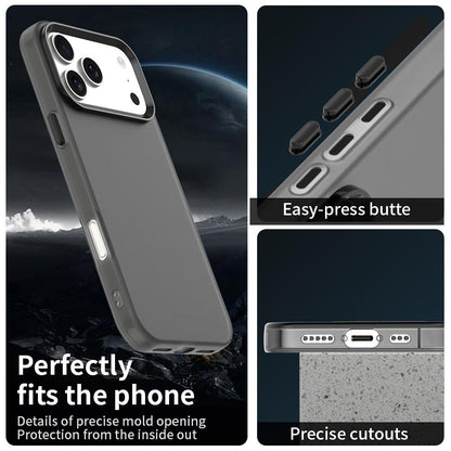 For iPhone 18 Pro Candy PC Hybrid TPU Shockproof Phone Case - Black - EDA007087827C