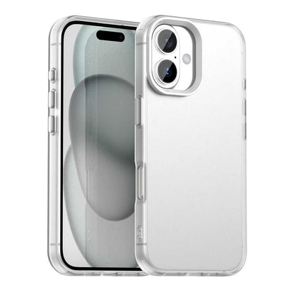 For iPhone 18 Candy PC Hybrid TPU Shockproof Phone Case - White - EDA007087828A