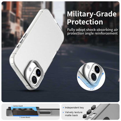 For iPhone 18 Candy PC Hybrid TPU Shockproof Phone Case - White - EDA007087828A