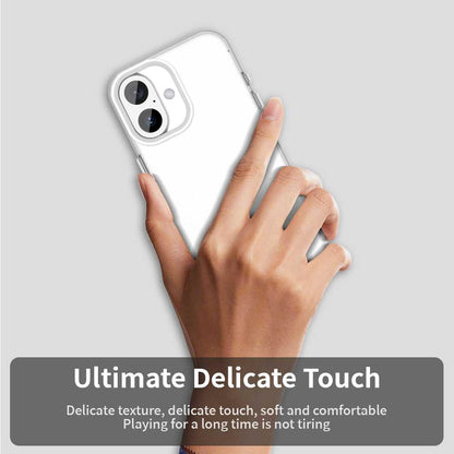 For iPhone 18 Candy PC Hybrid TPU Shockproof Phone Case - White - EDA007087828A