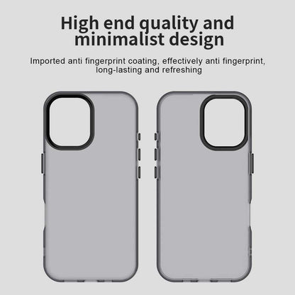 For iPhone 18 Candy PC Hybrid TPU Shockproof Phone Case - Black - EDA007087828C