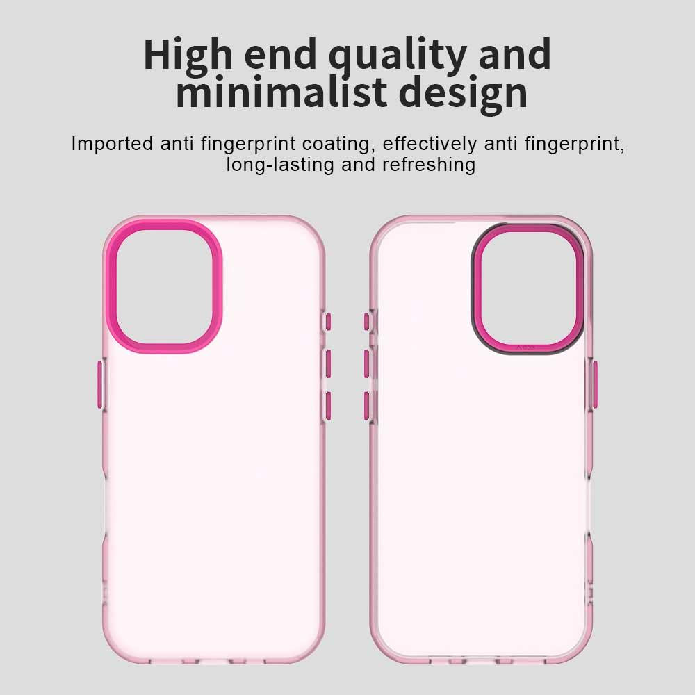 For iPhone 18 Candy PC Hybrid TPU Shockproof Phone Case - Red - EDA007087828D