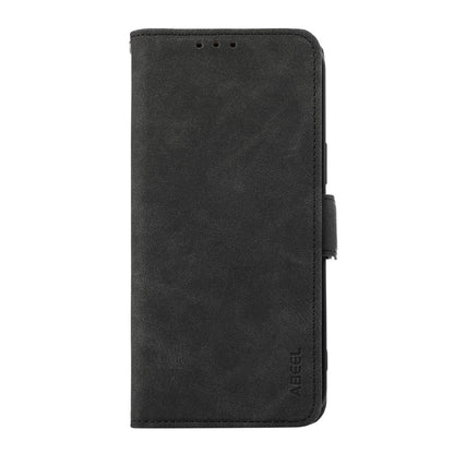 For Motorola Edge 70 Max 5G ABEEL Frosted Magnetic RFID Leather Phone Case(Black)