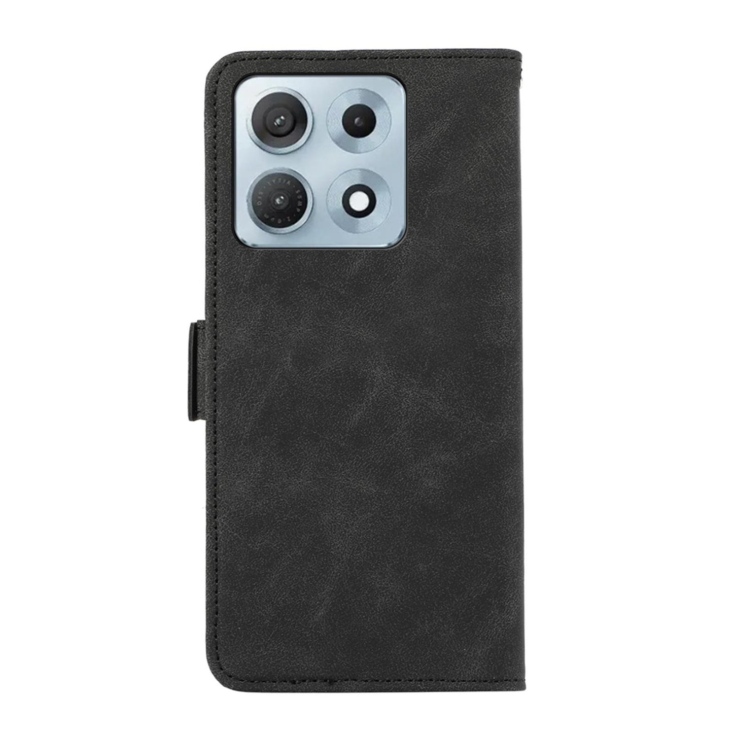 For Motorola Edge 70 Max 5G ABEEL Frosted Magnetic RFID Leather Phone Case(Black)