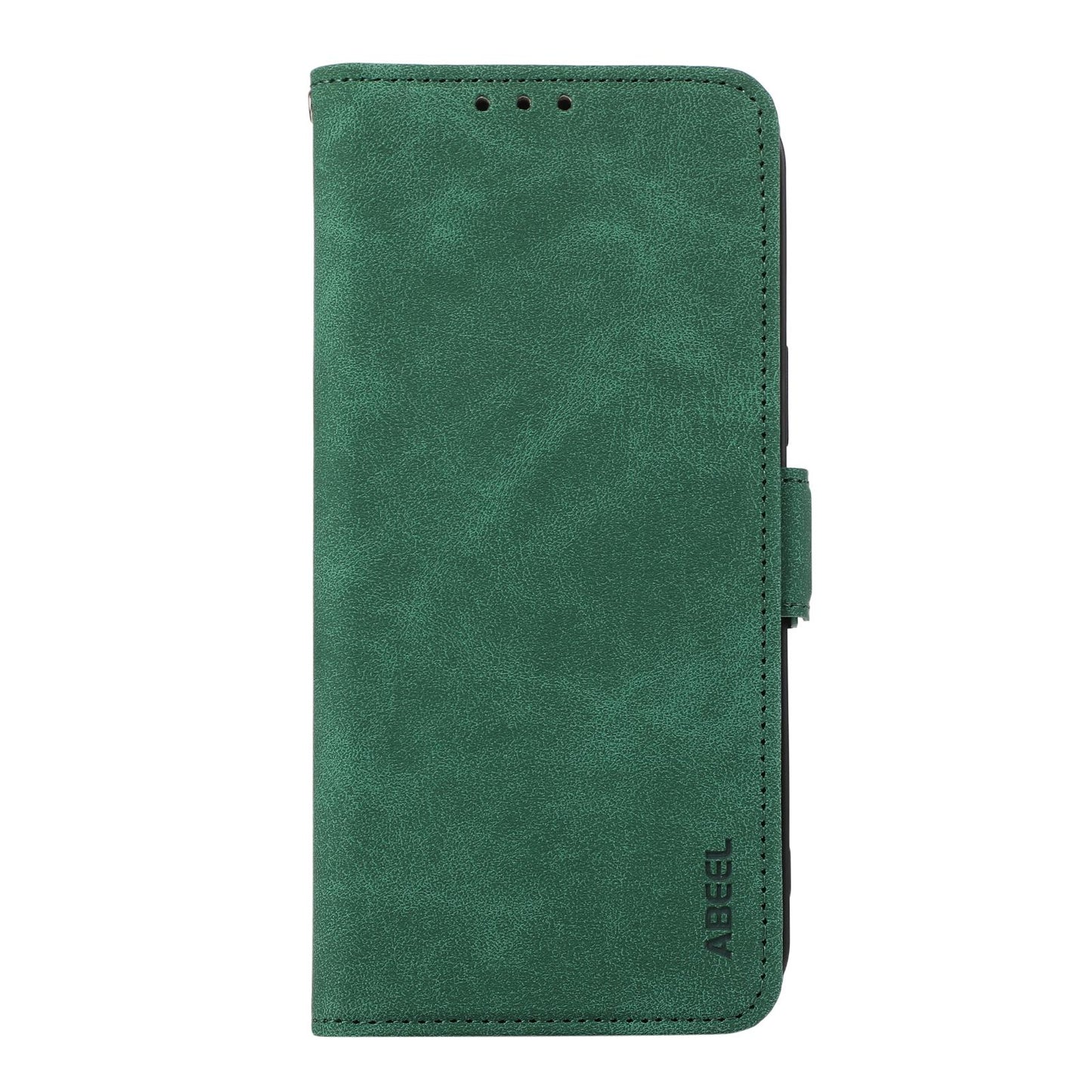 For Motorola Edge 70 Max 5G ABEEL Frosted Magnetic RFID Leather Phone Case(Green)