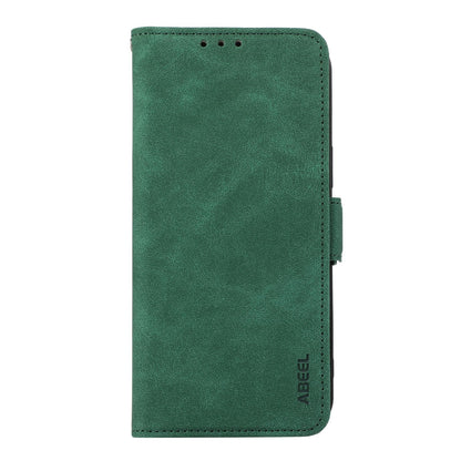 For Motorola Edge 70 Max 5G ABEEL Frosted Magnetic RFID Leather Phone Case(Green)