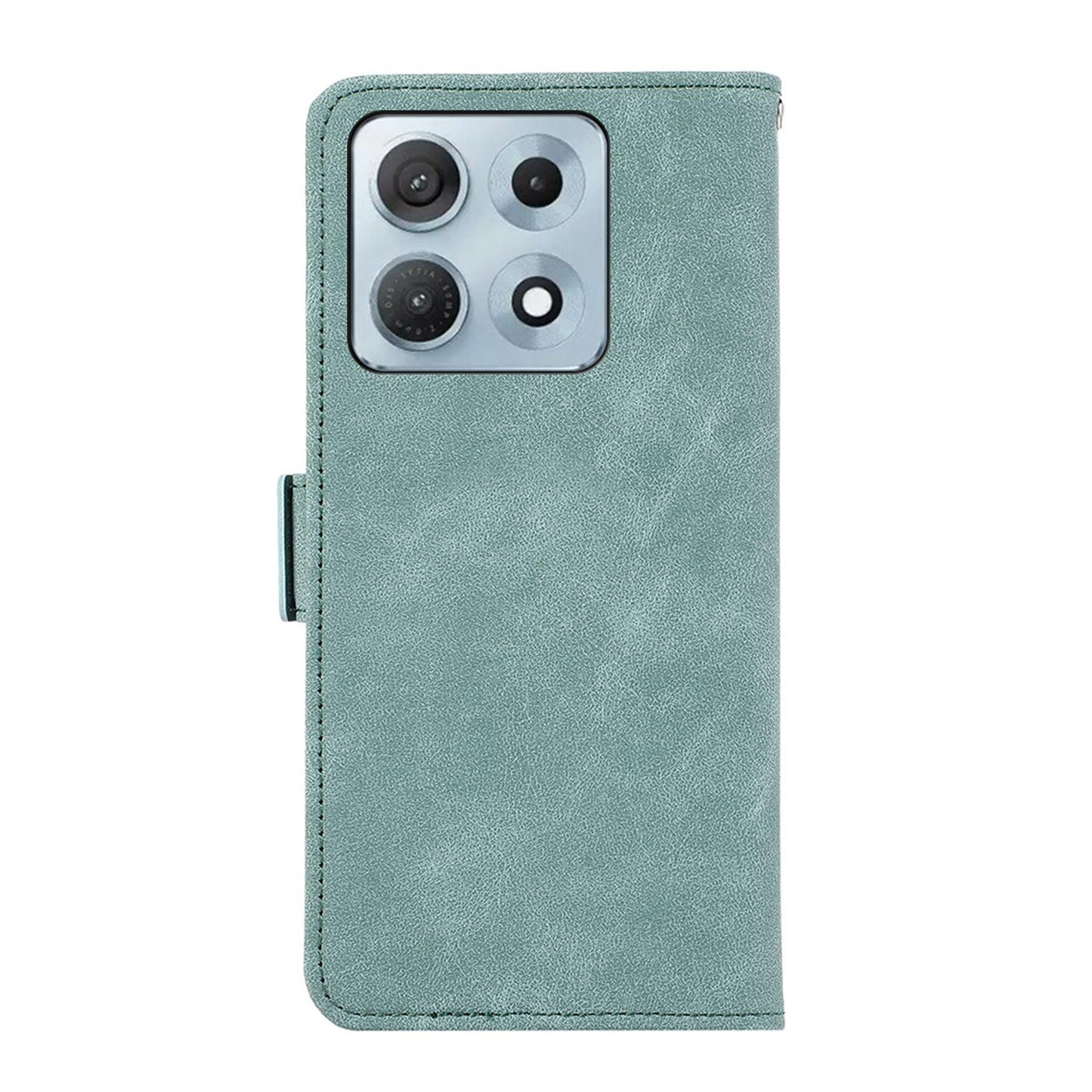 For Motorola Edge 70 Max 5G ABEEL Frosted Magnetic RFID Leather Phone Case(Cyan)