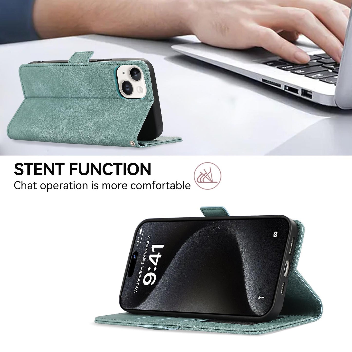 For Motorola Edge 70 Max 5G ABEEL Frosted Magnetic RFID Leather Phone Case(Cyan)