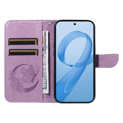 For Redmi K90 Pro Max/Poco F8 Ultra Swallowtail Butterfly Embossed Leather Phone Case(Purple)