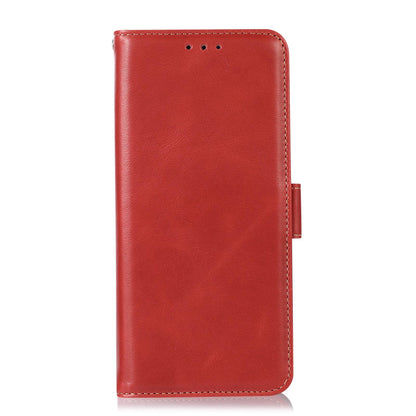 For Redmi K90 Pro Max/Poco F8 Ultra Magnetic Crazy Horse Texture Genuine Leather RFID Phone Case(Red)