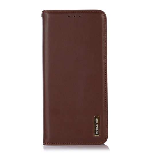 For Redmi K90 Pro Max/Poco F8 Ultra KHAZNEH Nappa Top Layer Cowhide Leather Phone Case(Brown)