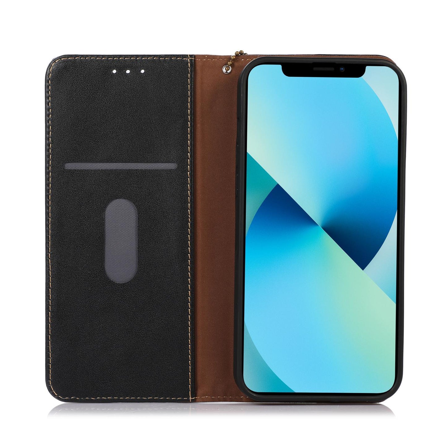 For Redmi K90 Pro Max/Poco F8 Ultra KHAZNEH Nappa Top Layer Cowhide Leather Phone Case(Black)