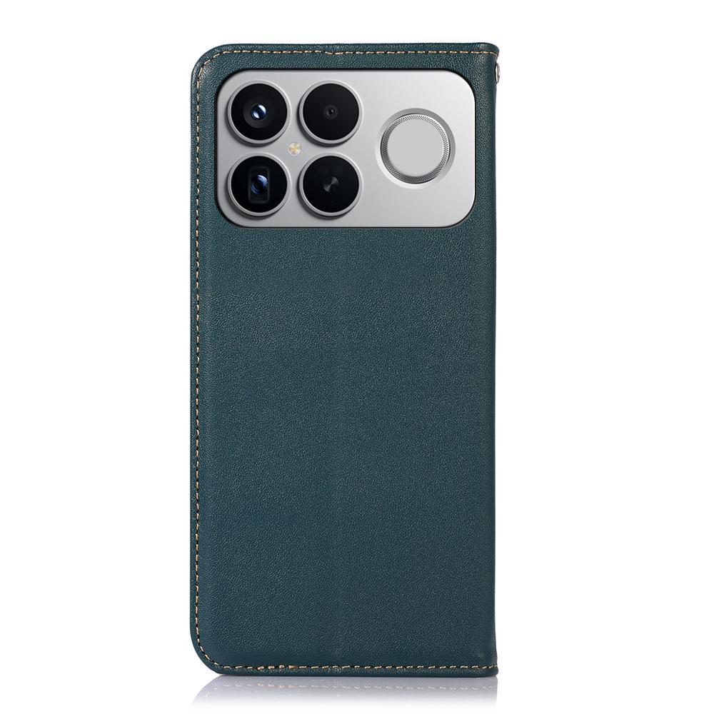For Redmi K90 Pro Max/Poco F8 Ultra KHAZNEH Nappa Top Layer Cowhide Leather Phone Case(Green)