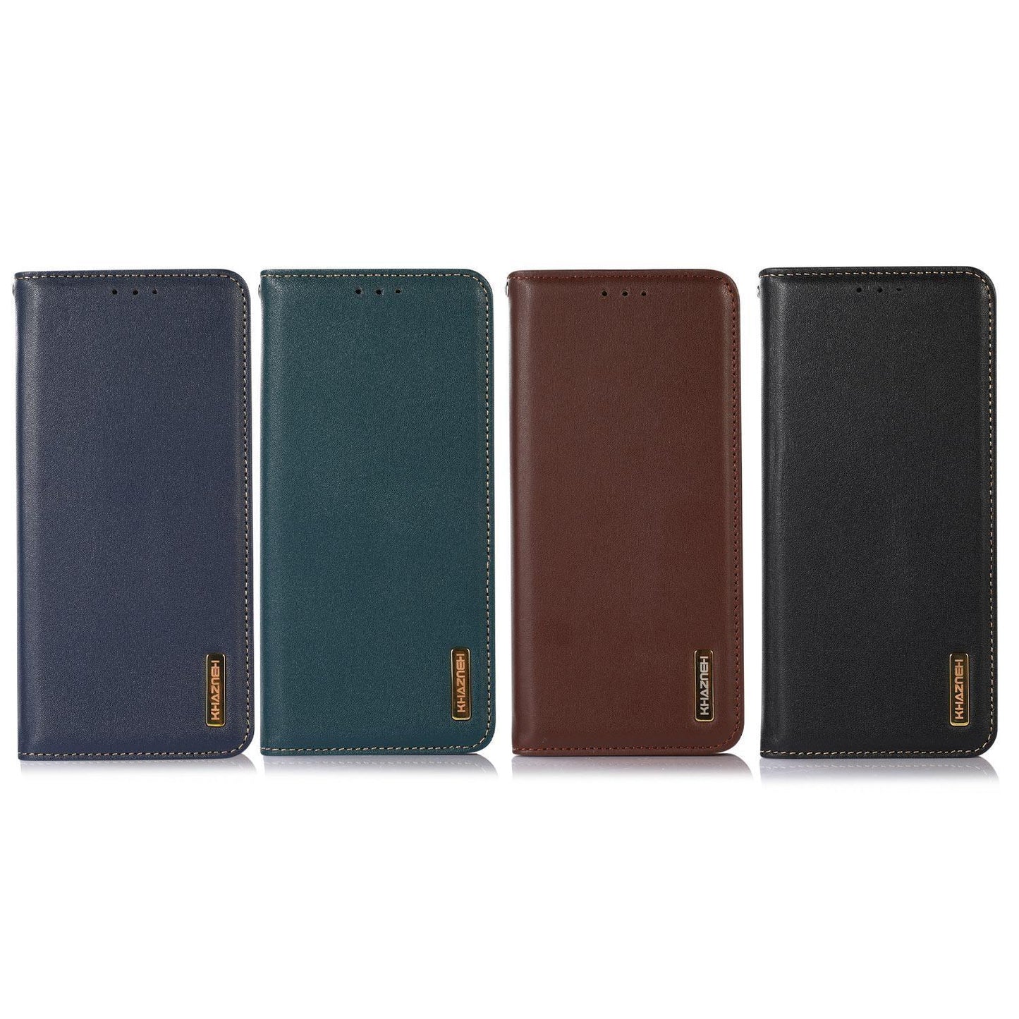For Redmi K90 Pro Max/Poco F8 Ultra KHAZNEH Nappa Top Layer Cowhide Leather Phone Case(Green)