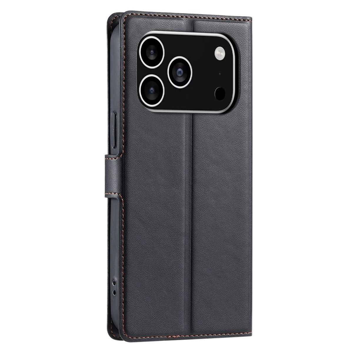 For iPhone 17 Pro Voltage Ultra-thin Dot Leather Phone Case - Black - EDA007107529D