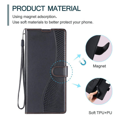 For iPhone 17 Pro Voltage Ultra-thin Dot Leather Phone Case - Black - EDA007107529D