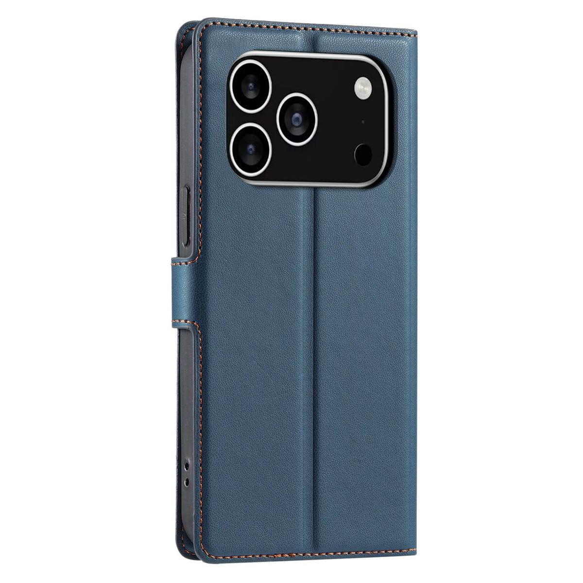 For iPhone 17 Pro Voltage Ultra-thin Dot Leather Phone Case - Blue - EDA007107529E