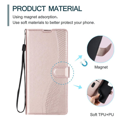 For iPhone 17 Voltage Ultra-thin Dot Leather Phone Case - Rose Gold - EDA007107530B
