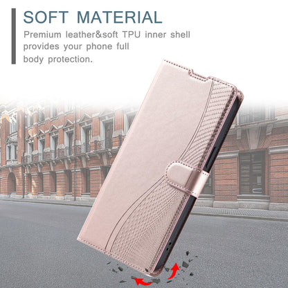 For iPhone 17 Voltage Ultra-thin Dot Leather Phone Case - Rose Gold - EDA007107530B