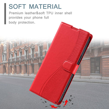 For iPhone 17 Voltage Ultra-thin Dot Leather Phone Case - Red - EDA007107530C