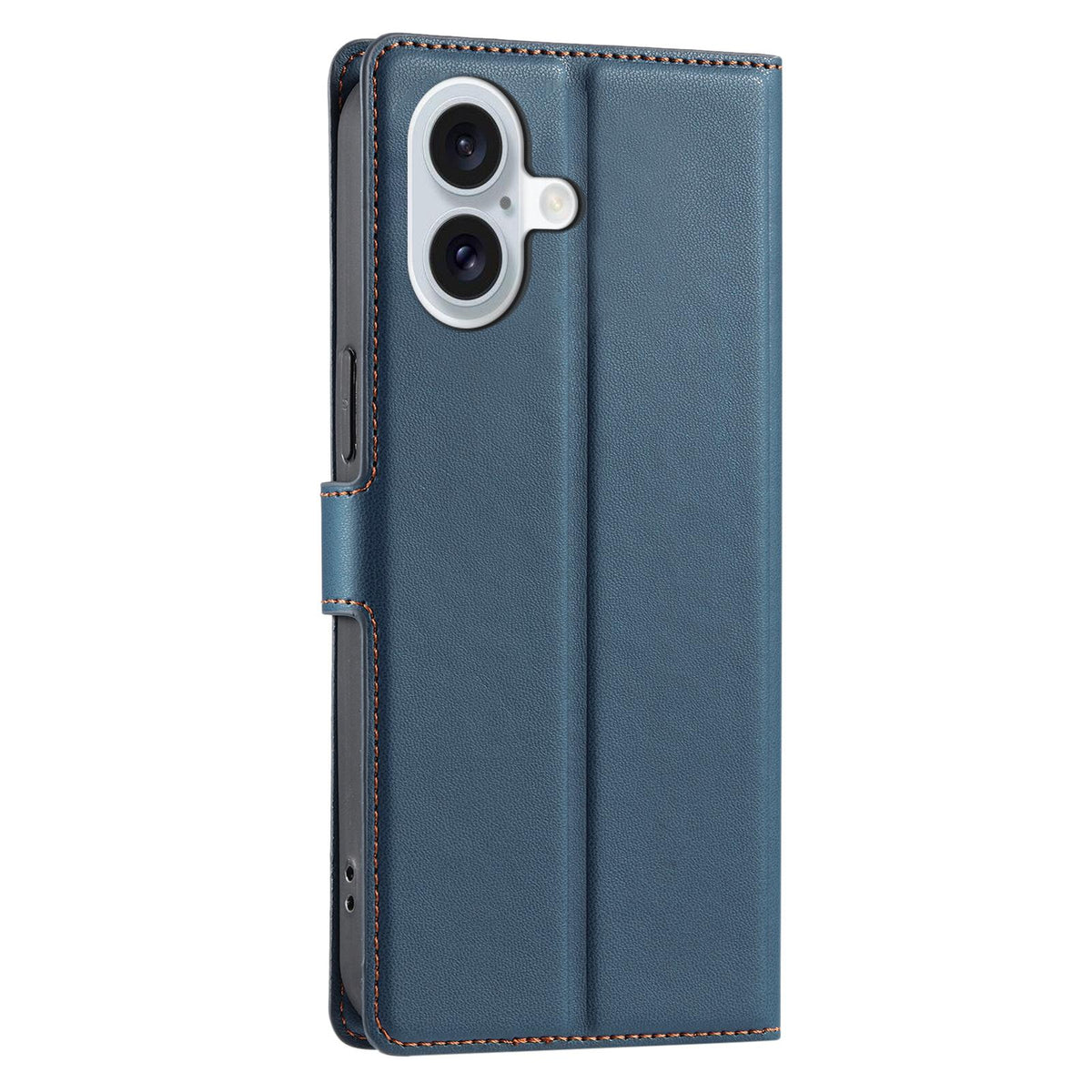 For iPhone 17 Voltage Ultra-thin Dot Leather Phone Case - Blue - EDA007107530E