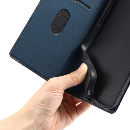 For iPhone 17 Voltage Ultra-thin Dot Leather Phone Case - Blue - EDA007107530E