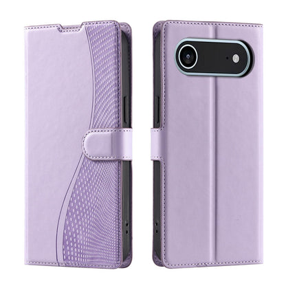 For iPhone Air Voltage Ultra-thin Dot Leather Phone Case - Purple - EDA007107531A