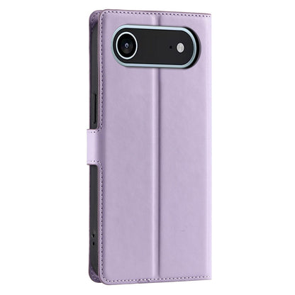 For iPhone Air Voltage Ultra-thin Dot Leather Phone Case - Purple - EDA007107531A