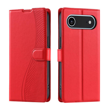 For iPhone Air Voltage Ultra-thin Dot Leather Phone Case - Red - EDA007107531C