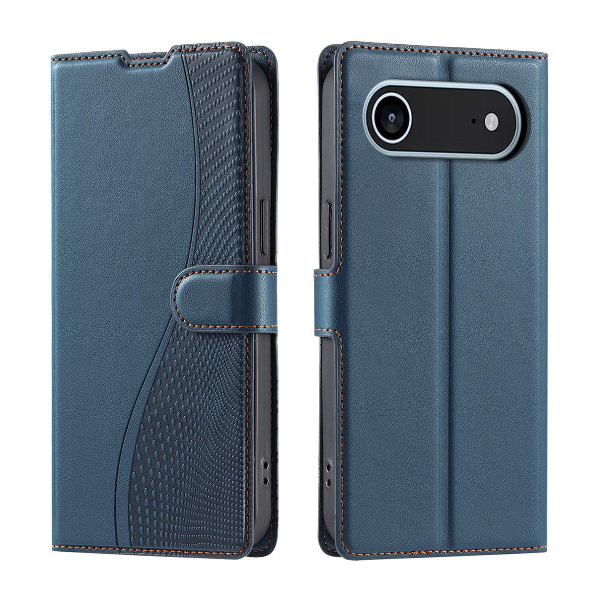 For iPhone Air Voltage Ultra-thin Dot Leather Phone Case - Blue - EDA007107531E
