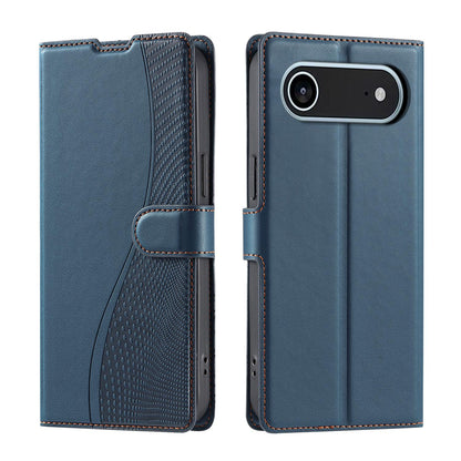 For iPhone Air Voltage Ultra-thin Dot Leather Phone Case - Blue - EDA007107531E