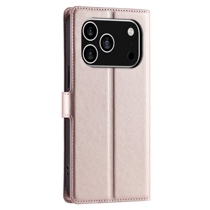 For iPhone 18 Pro Max Voltage Ultra-thin Dot Leather Phone Case - Rose Gold - EDA007107532B
