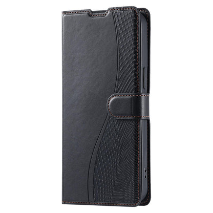 For iPhone 18 Pro Max Voltage Ultra-thin Dot Leather Phone Case - Black - EDA007107532D