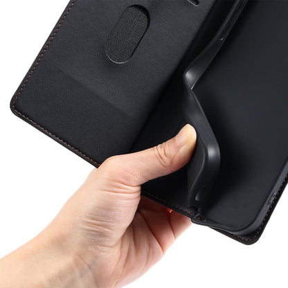 For iPhone 18 Pro Max Voltage Ultra-thin Dot Leather Phone Case - Black - EDA007107532D