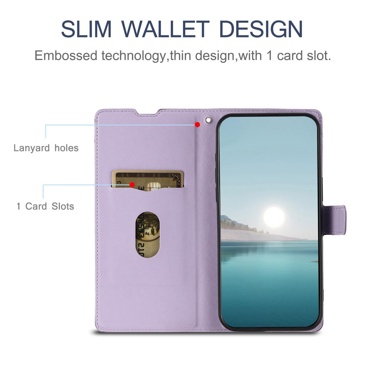 For iPhone 18 Pro Voltage Ultra-thin Dot Leather Phone Case - Purple - EDA007107533A
