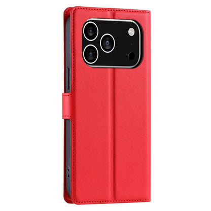 For iPhone 18 Pro Voltage Ultra-thin Dot Leather Phone Case - Red - EDA007107533C