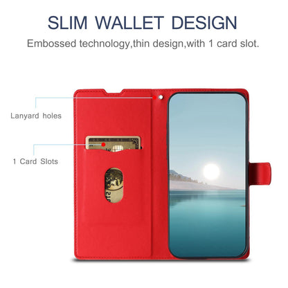 For iPhone 18 Pro Voltage Ultra-thin Dot Leather Phone Case - Red - EDA007107533C