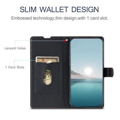 For iPhone 18 Pro Voltage Ultra-thin Dot Leather Phone Case - Black - EDA007107533D