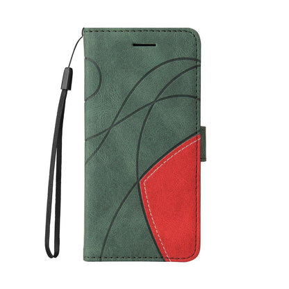 For Redmi K90 Pro Max/Poco F8 Ultra Dual-color Splicing Flip Leather Phone Case(Green)