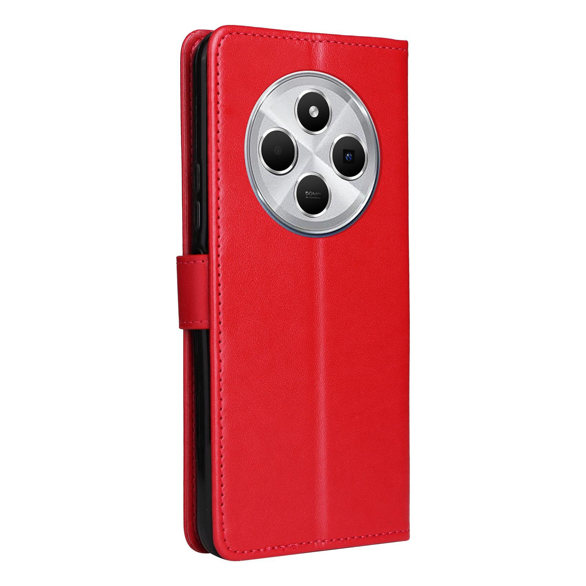 For Redmi 17C/14C 4G/A4 5G/Poco C75 5G Cat and Bee Embossed Flip Leather Phone Case - Red - EDA007111214A
